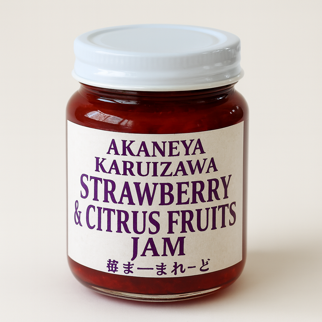 Jam Set of 3 — Strawberry & Citrus Fruits, Rose Petal, Japanese Citrus Fruits